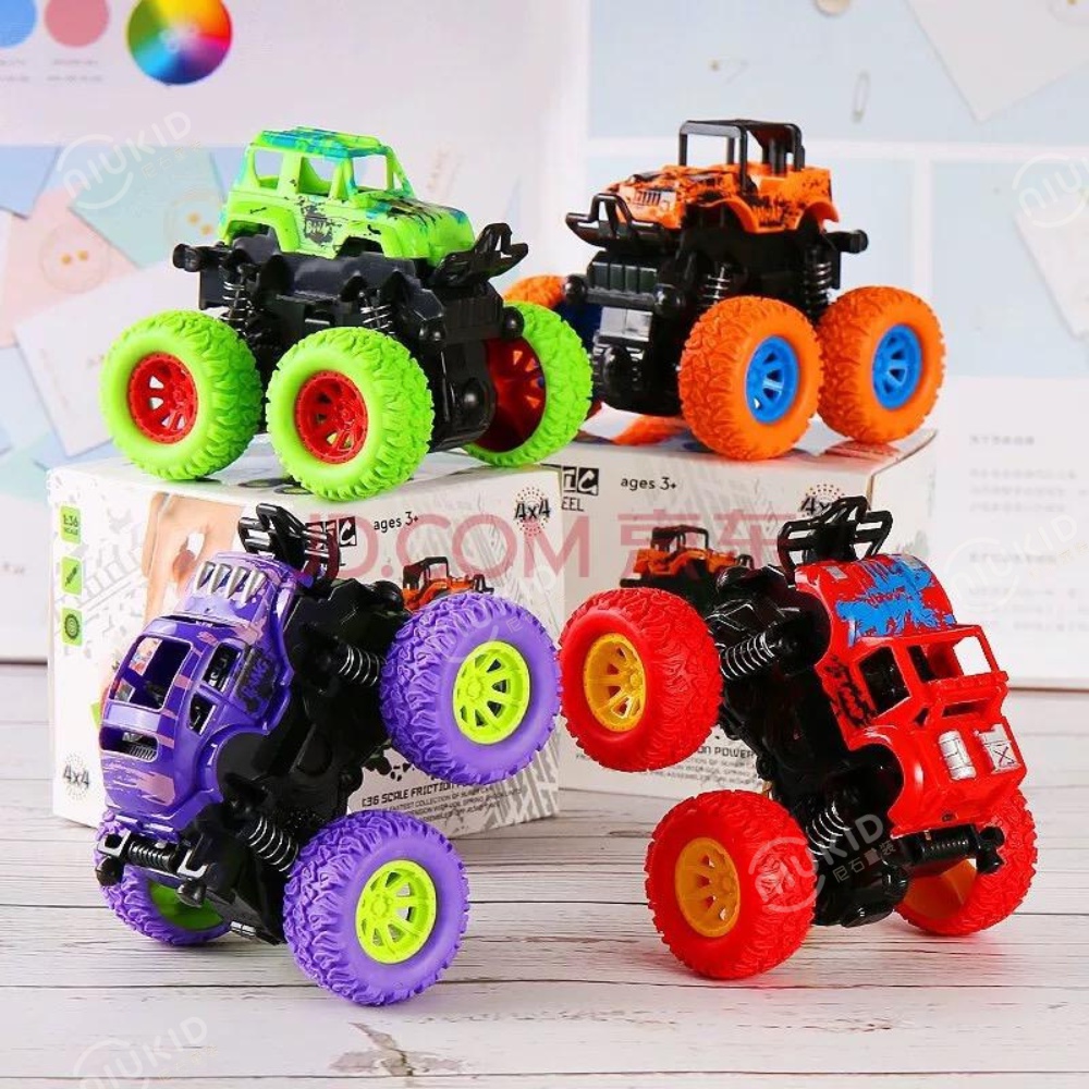 NIUKID MONSTER ZAP MAINAN MOBIL JIP ANAK OFF ROAD 4 DRIVE INERTIAL BIGFOOT 360 DERAJAT
