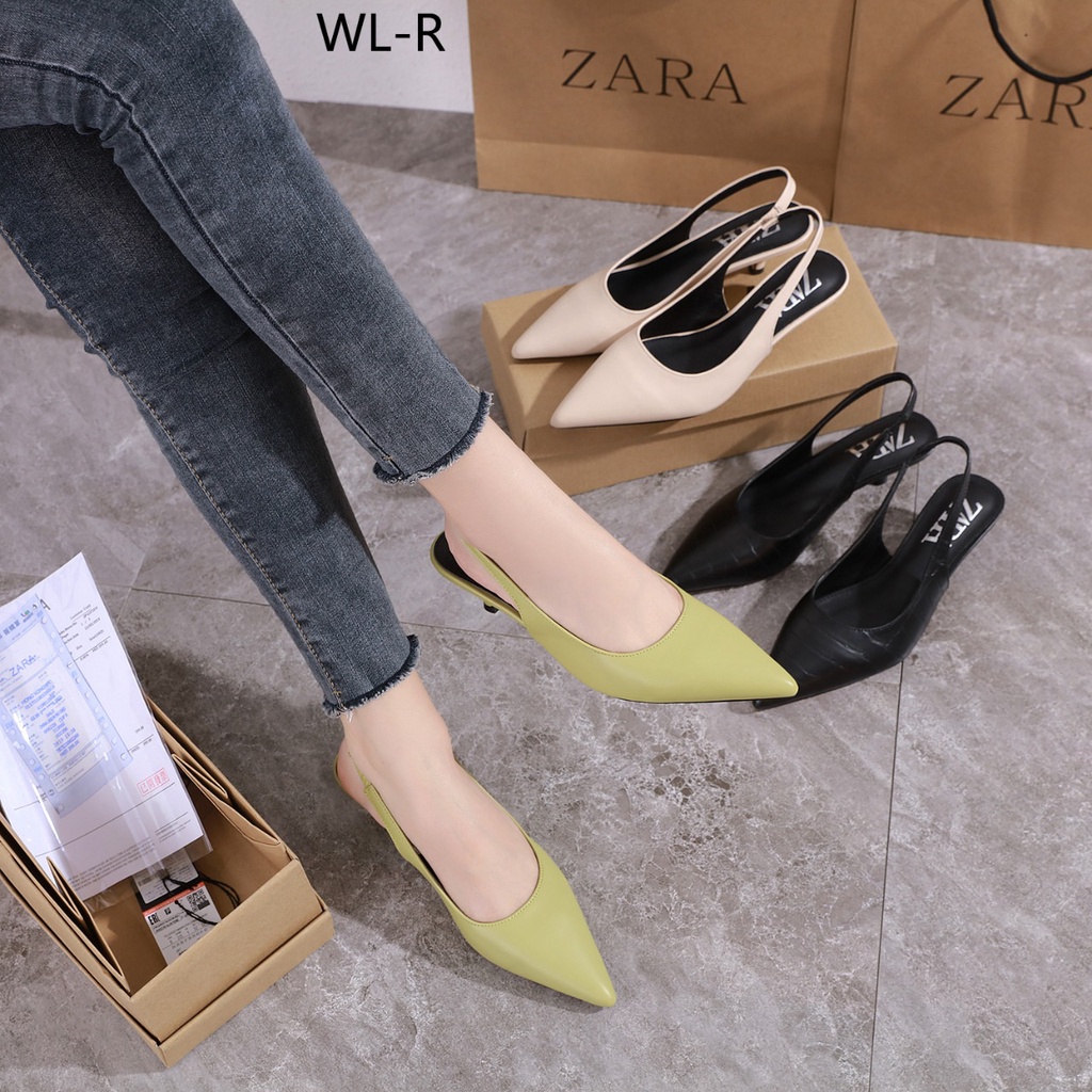 ZR High Heel Leather Shoes WL-R