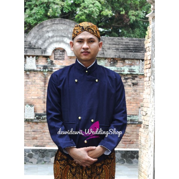 Beskap Solo - Warna Navy | Model yogi