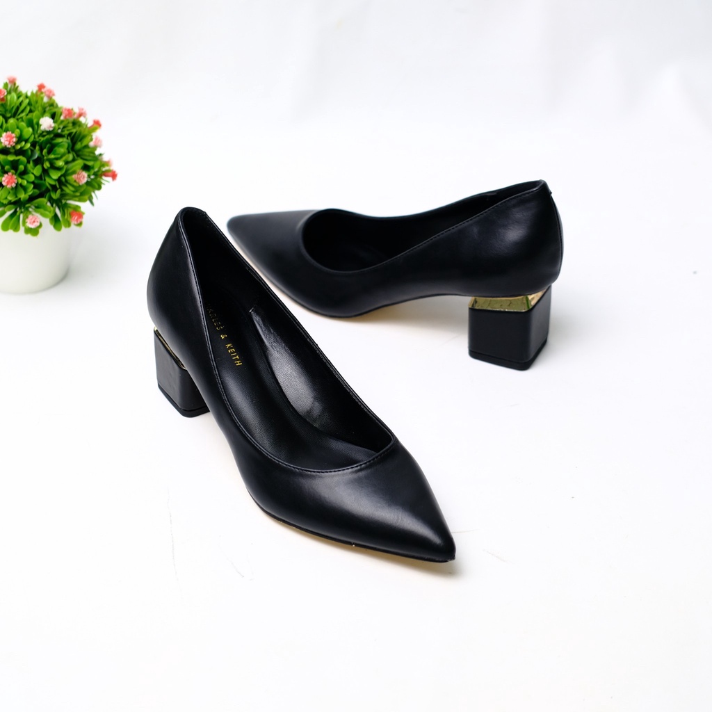 [7.7 Boombastis Sale⚡] - SEPATU KERJA WANITA IMPORT BRANDED CK CKS303 POINTED TOE PUMPS PREMIUM