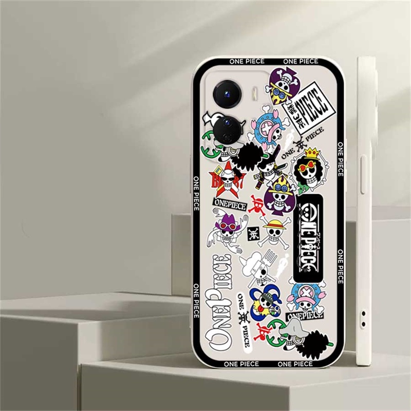 Casing Silikon OPPO A17 A16 Reno 8T A57 2022 A15 A77S A16K A54 A53 A12 A5S A7 A3S A11k A31 A52 A92 A94 A37 F9 A1K Reno 7 6f Motif Pirate King