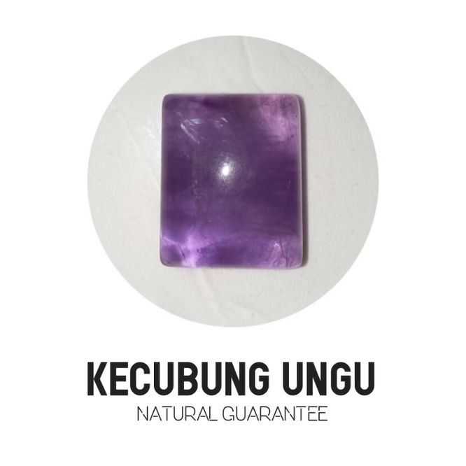 Batu Cincin Permata Kecubung Ungu