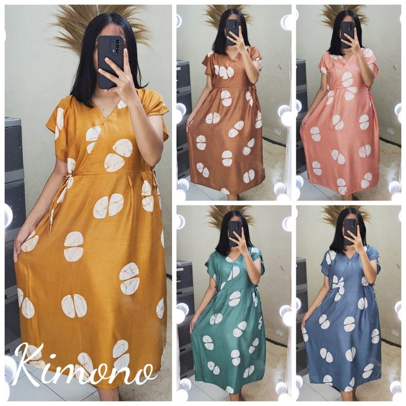 Daster kimono/daster kekinian/daster/daster jumbo/daster busui/daster bali/daster andin/dress/dress 