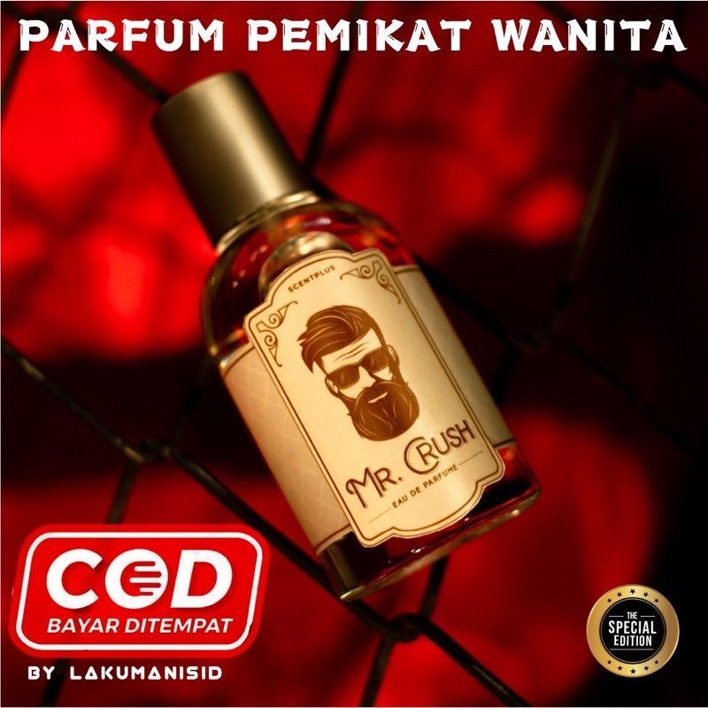 Parfum MR CRUSH Parfum Pemikat wanita Parfum pria tahan lama Parfum HRNY Parfum Staycation-Parfum MR CRUSH