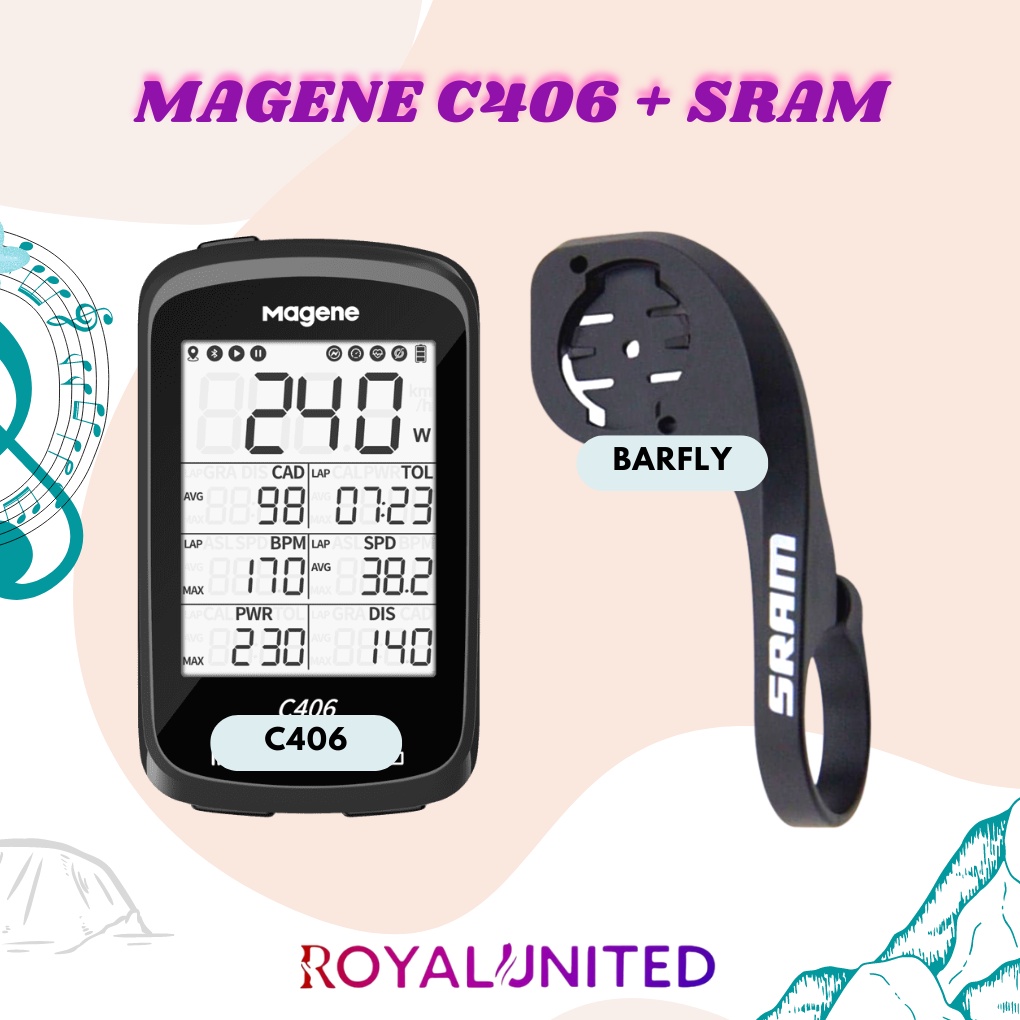 Magene C406 Cyclocomp GPS Bike Computer not XOSS Bryton Garmin Wahoo