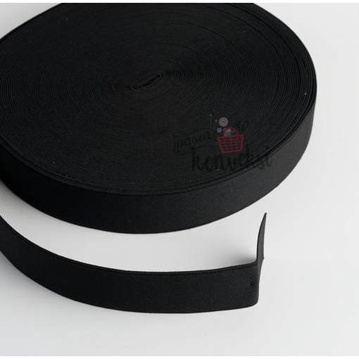 Karet Elastis Hitam Penguin 2.5 cm (1")