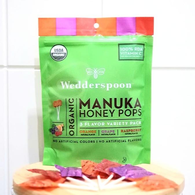 

Sale Wedderspoon Organic Manuka Honey Pops 24pc Permen Organik Manuka /PERMEN LUNAK/PERMEN VIRAL/PERMEN MILO/PERMEN YUPI/PERMEN JADUL/PERMEN KARET