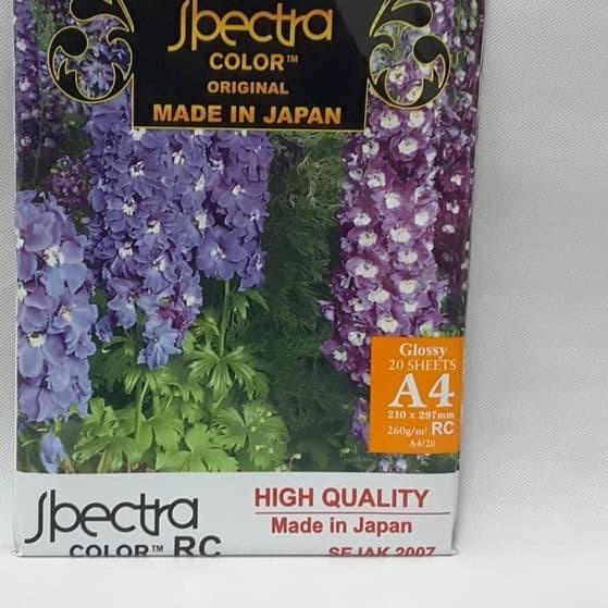 

kertas foto paper glossy 260 gram spectra