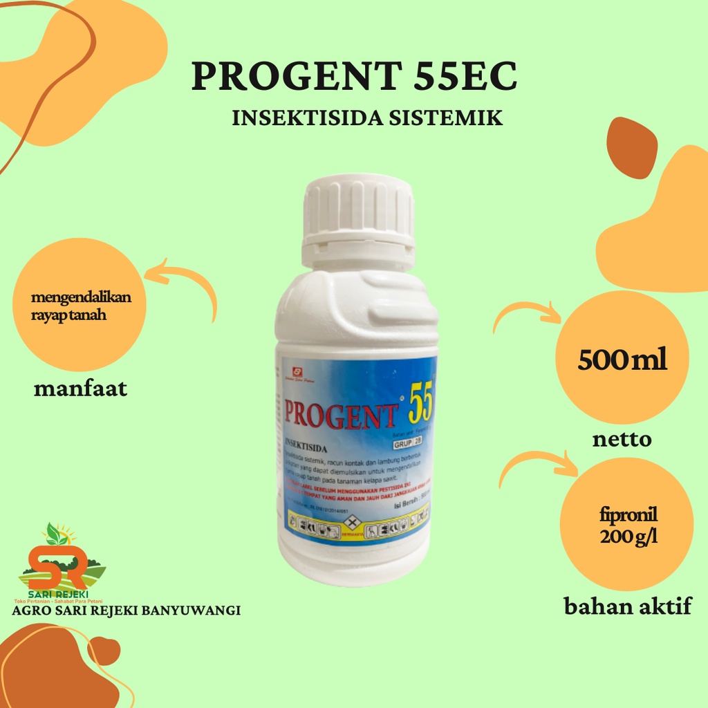 PROGENT 55EC 500ML INSEKTISIDA SISTEMIK sama dgn regent. lebih ampuh
