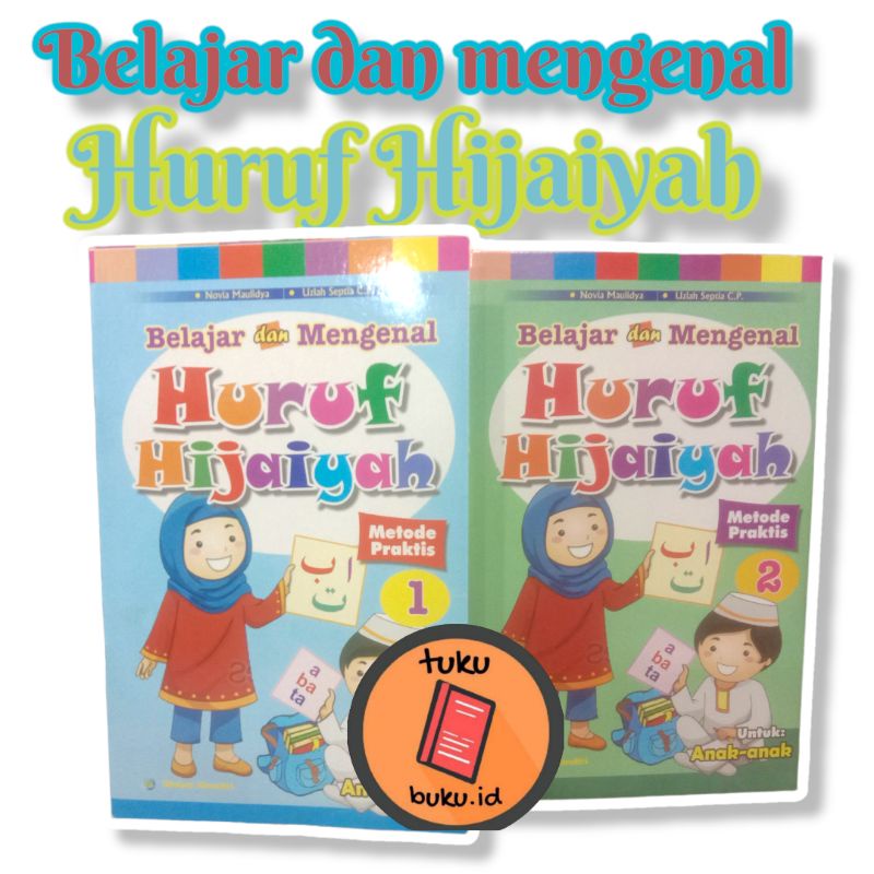 BUKU BELAJAR DAN MENGENAL HURUF HIJAIYAH JILID 1 DAN 2 GLOBAL MANDIRI