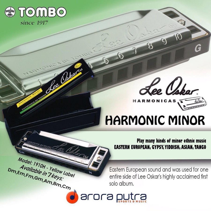 Jual Harmonica Tombo Lee Oskar Harmonic Minor Shopee Indonesia
