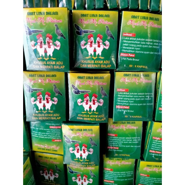 paket 10 pak obat luka dalam ayam dan merpati