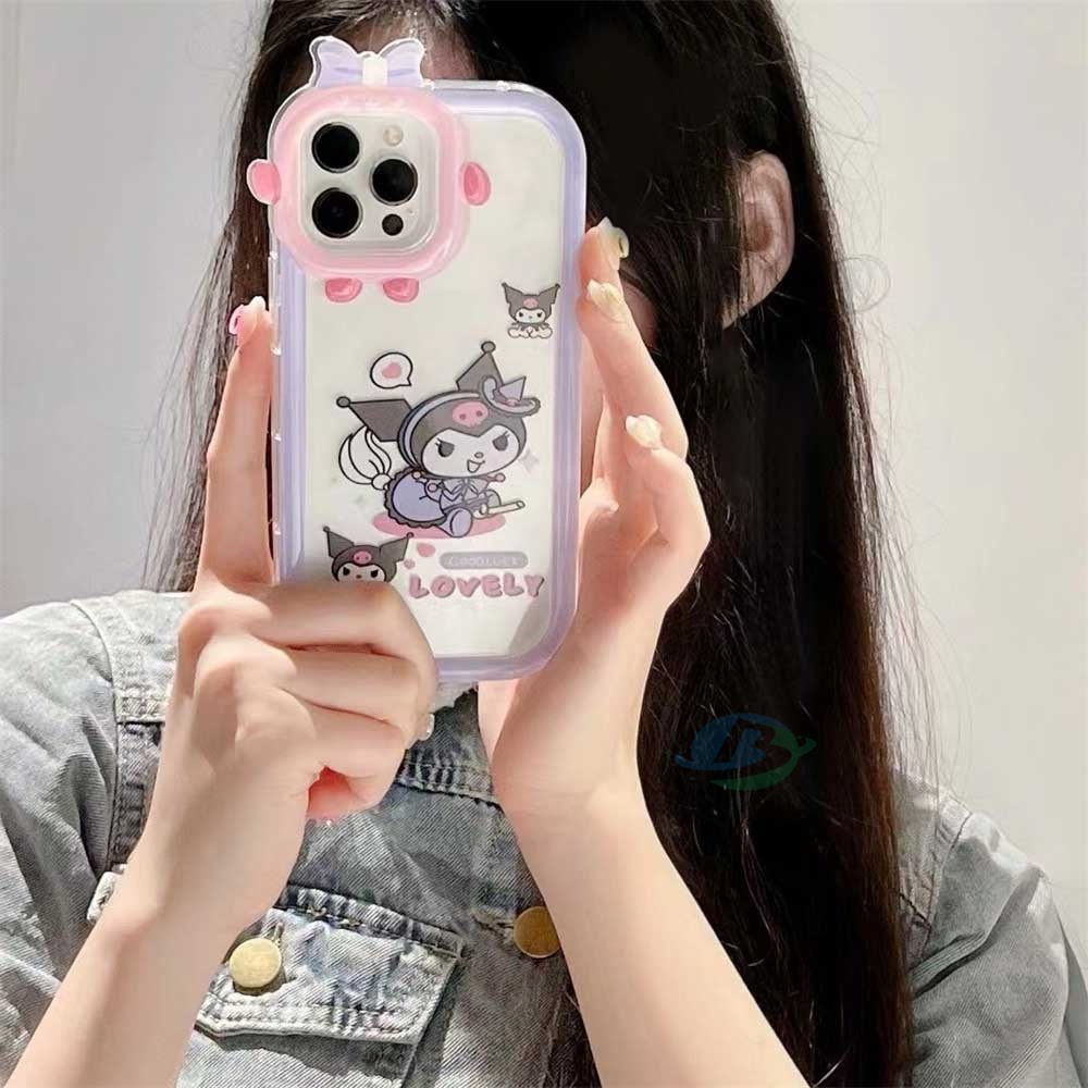 Samsung A14 M14 A04 A04S A13 A03 A03S A23 A22 A21S A12 A02S A11 A51 A30 A50 A52 A20S A10S M12 A32 4G Cinnamoroll Dan Kuromi Little Monster Frame Lensa Phone Case Binteacase