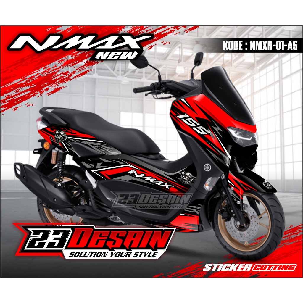 DECAL NMAX 2020 2021 2022 NEW - STIKER FULL BLOK NMAX 2020 2021 2022 - STIKER NMAX FULL BODY - STKER
