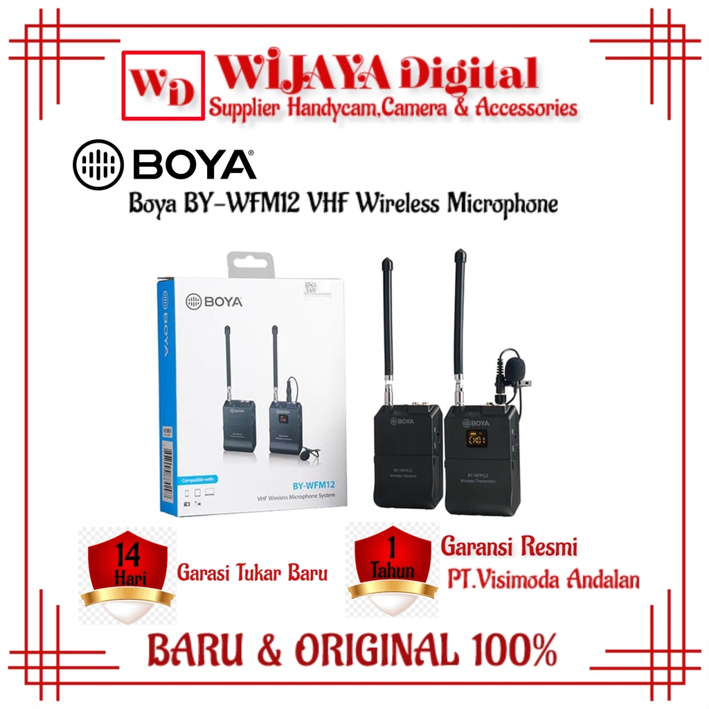 Boya BY-WFM12 VHF Wireless Microphone