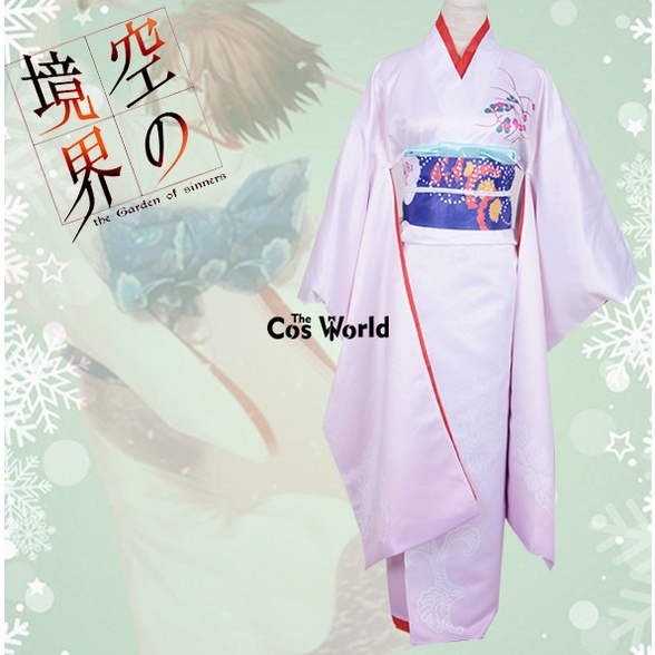 Anime FGO Fate Grand Order Kara No Kyoukai Ryougi Shiki Bunga Kimono Yukata Gaun Seragam Kostum
