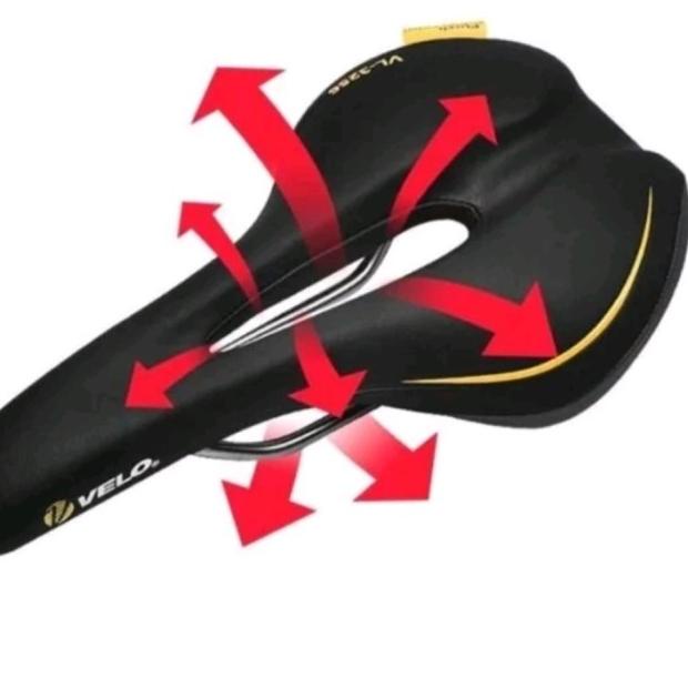 VELO SADDLE TERBARU - Sadel VELO VL-3256 Tengah Bolong - Desain Cakep - VL-3256