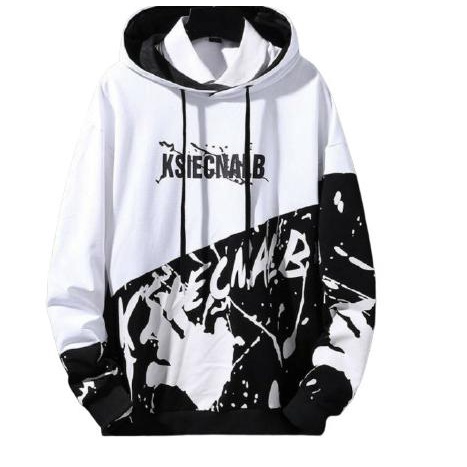 GARAF KS SWEATER HODDIE PRIA JUMPER POLOS VARIASI SABLON JAKET COWOK - Putih