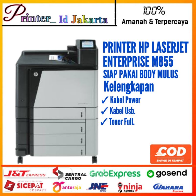 Printer Hp Laserjet Enterprise M855 Mesin Printer A3 Warna