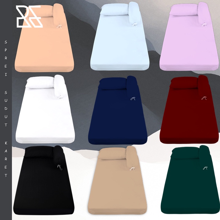 Sprei 120x200 Sprei Polos No 3 - Sudut Karet