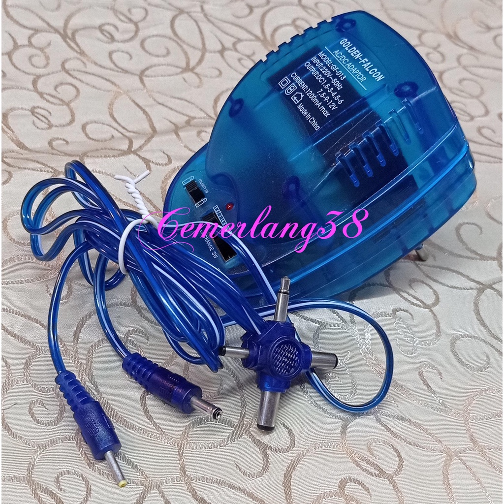 AC DC 1.5 V - 12 V 1000~1200 mA Adjustable Adapter Multi Voltage 12V