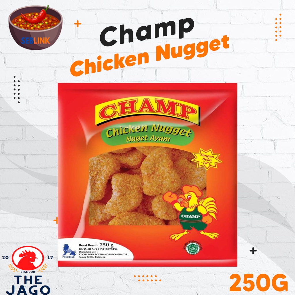 

Champ Naget Ayam/Chiken Nugget 250gr