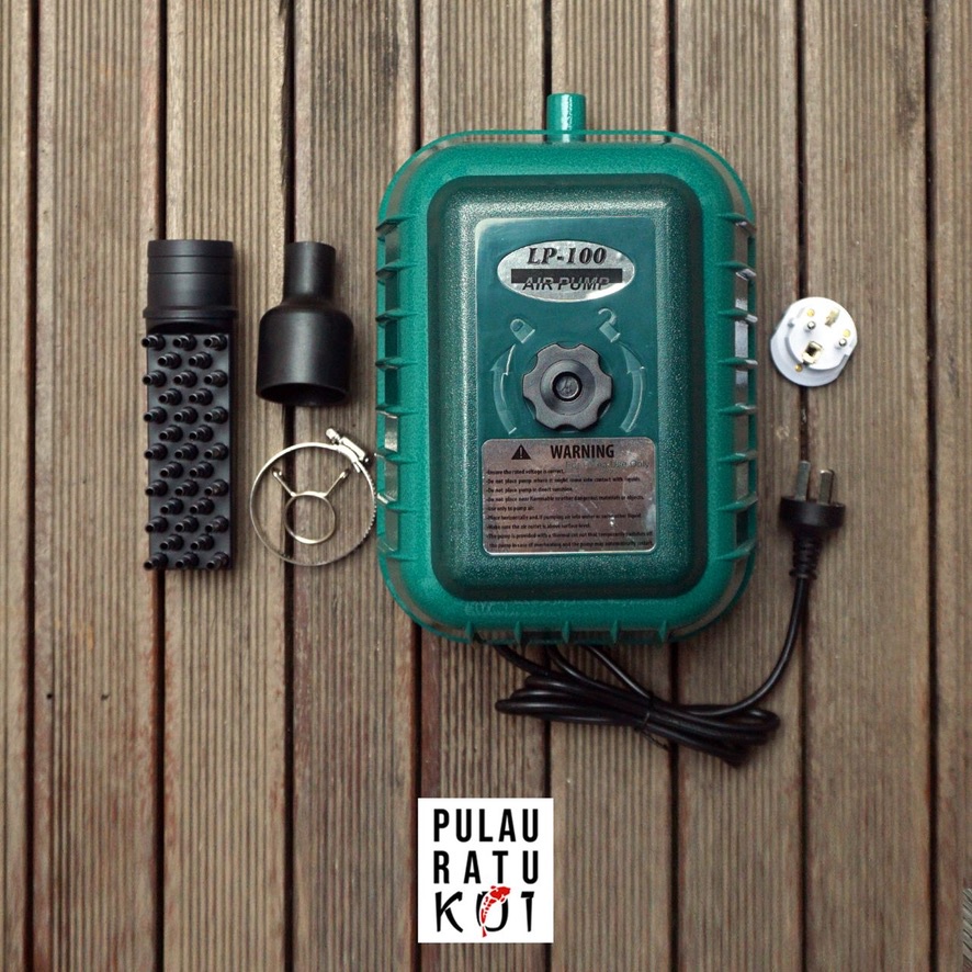 Original Resun lp100 aerator kolam low noise 100 watt silent air pump