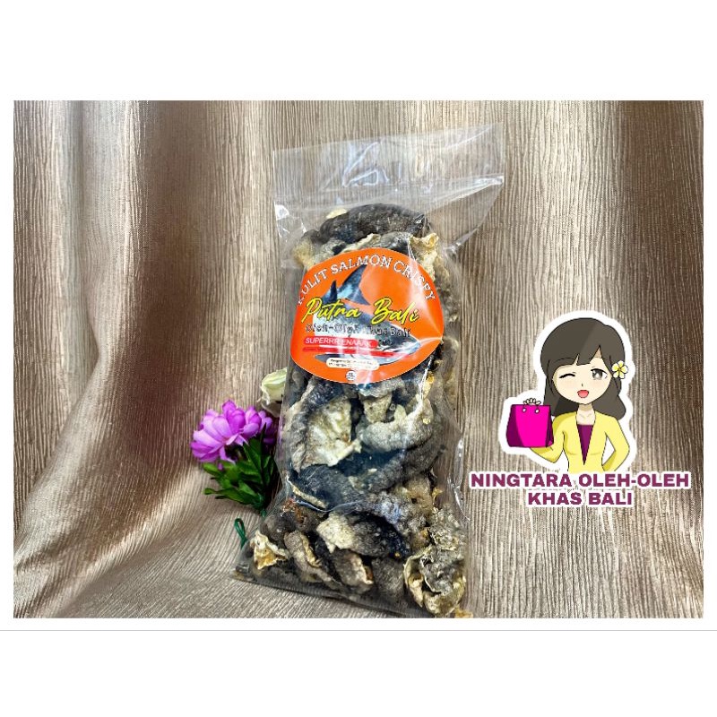 KERIPIK SALMON CRISPY PUTRA BALI OLEH-OLEH KHAS BALI 150gr