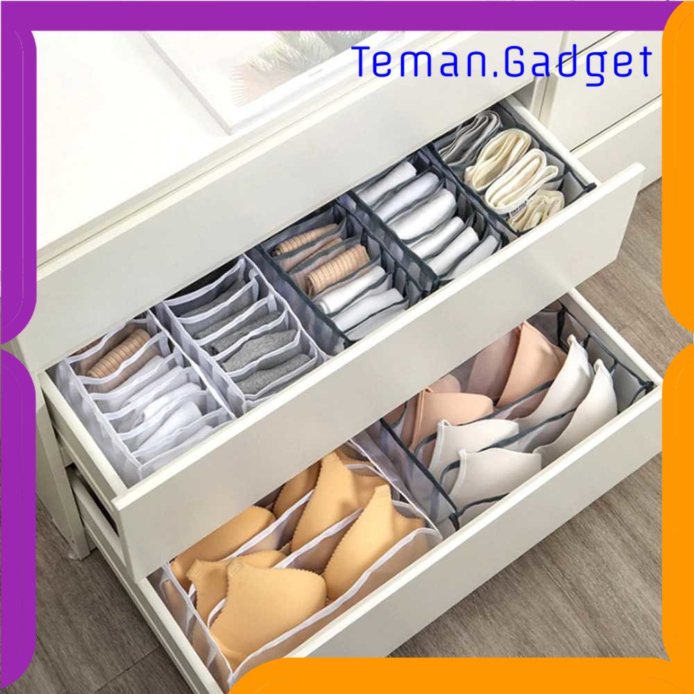 TG-TRV Junejour Kotak Sekat Pakaian Closet Organizer Storage Box - M1467