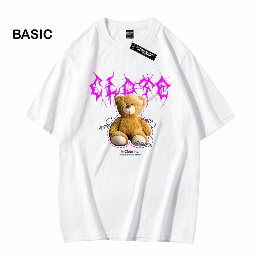 MakeGrosir - KAOS OVERSIZE CLOSE BEAR