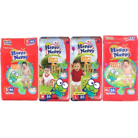 [MT] Happy Nappy Smart Pantz S40/M34/L30/XL26