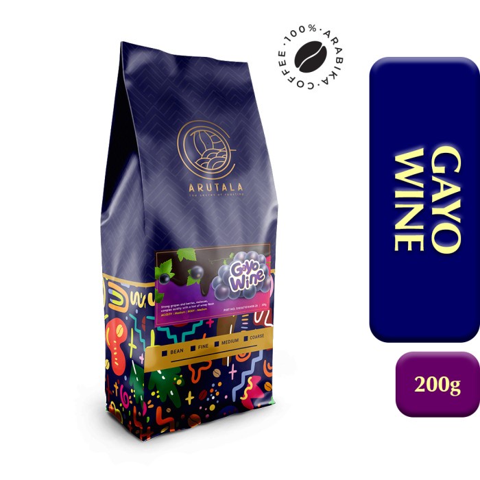 

TERLARIS ARUTALA Kopi Arabika Gayo Wine 200 gram /KOPI RUBE/KOPI SLB/KOPI KAPAL API/KOPI RUBE
