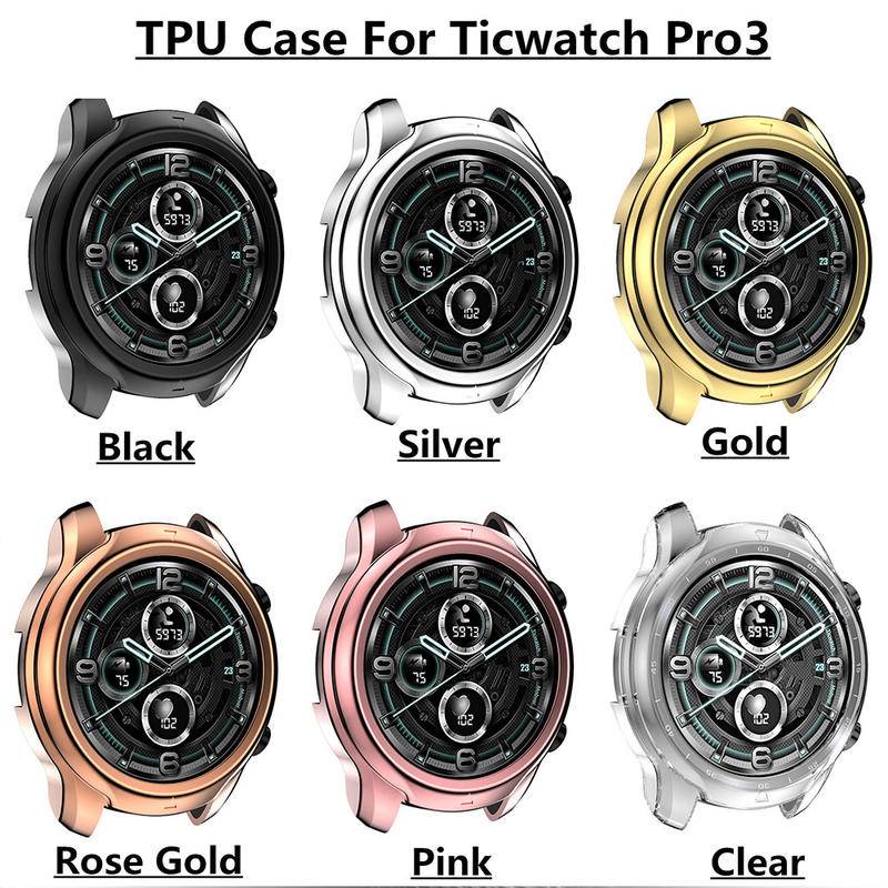 Case Pelindung Bahan TPU Bumper Tipis Ringan Untuk Ticwatch Pro 3