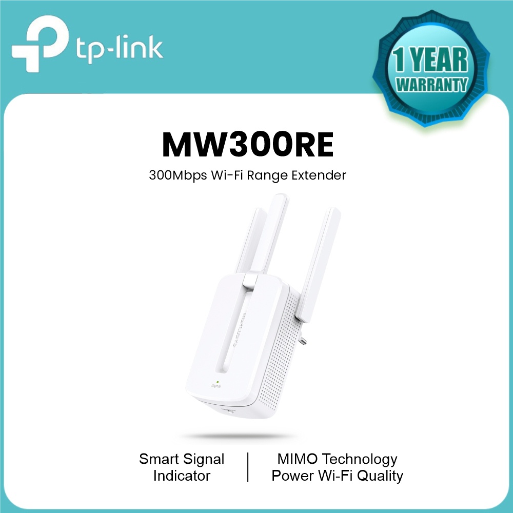 Mercusys MW300RE 300Mbps Signal amplifier WiFi Amplifier (WiFi Range Extender) Repeater tplink