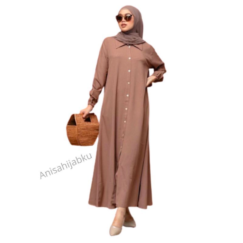 GAMIS MOSCREPE NADIA DAILY DRESS GAMIS MOSCREPE NIDIA