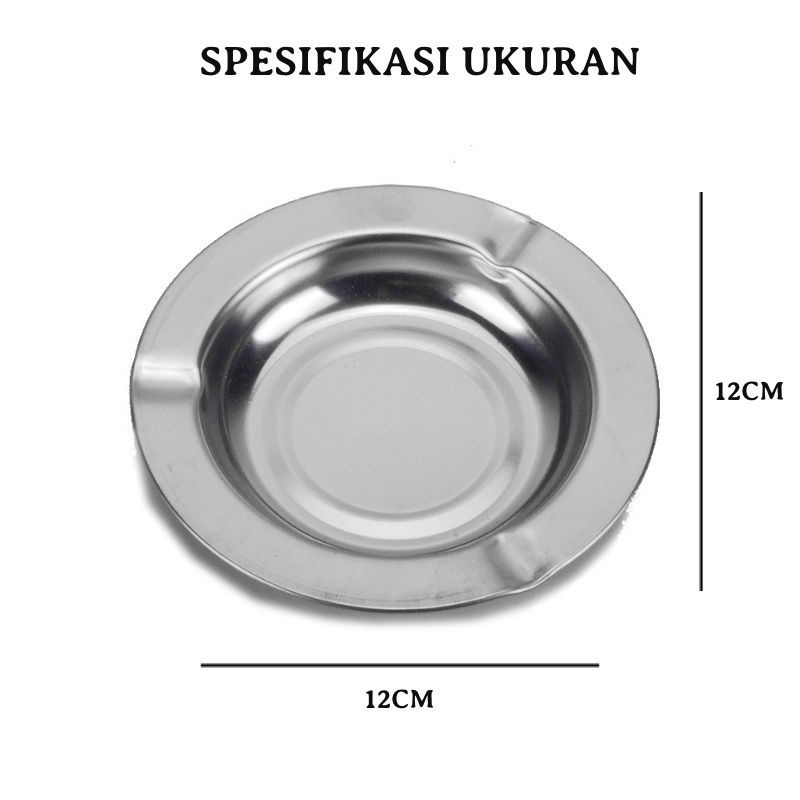 GPSS- Asbak Rokok Stainless Steel Asbak Rokok Kotak Asbak Rokok Bulat Asbak Rokok Mobil Asbak Warung Asbak Cafe Asbak Warkop Asbak Rokok Warung Kopi Asbak Rokok Cafe Asbak Rokok Unik