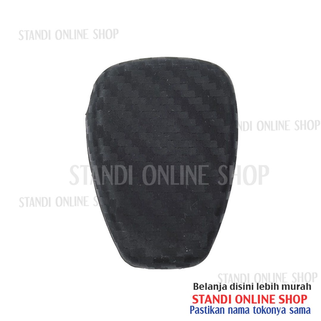 Sarung Kunci Silikon Remote Cover Carbon Jeep Rubicon Compass Wrangler