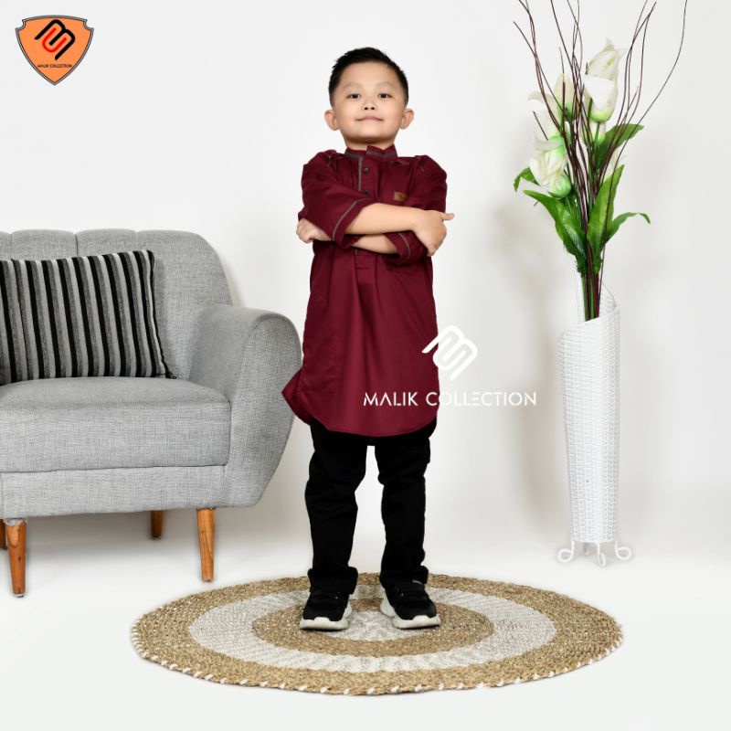 Baju Koko Kurta Anak premium plaki laki muslim usia 1 7 8 9 10  12 13 14 15b16 17 18 tahun tahun