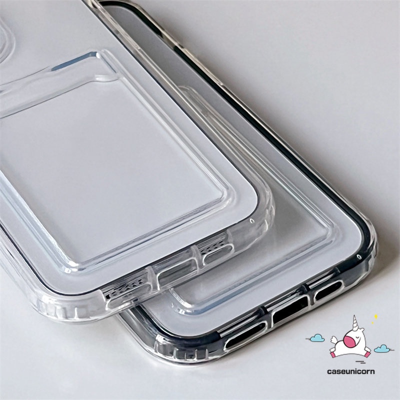 3in1 Casing Soft Case + Dompet Kartu Untuk iPhone 11 13 12 14 Pro MAX XR 7 8 6 6S Plus X XS MAX SE 2020