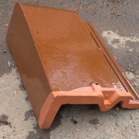 Nok samping Genteng Kanmuri Full Flat Natural