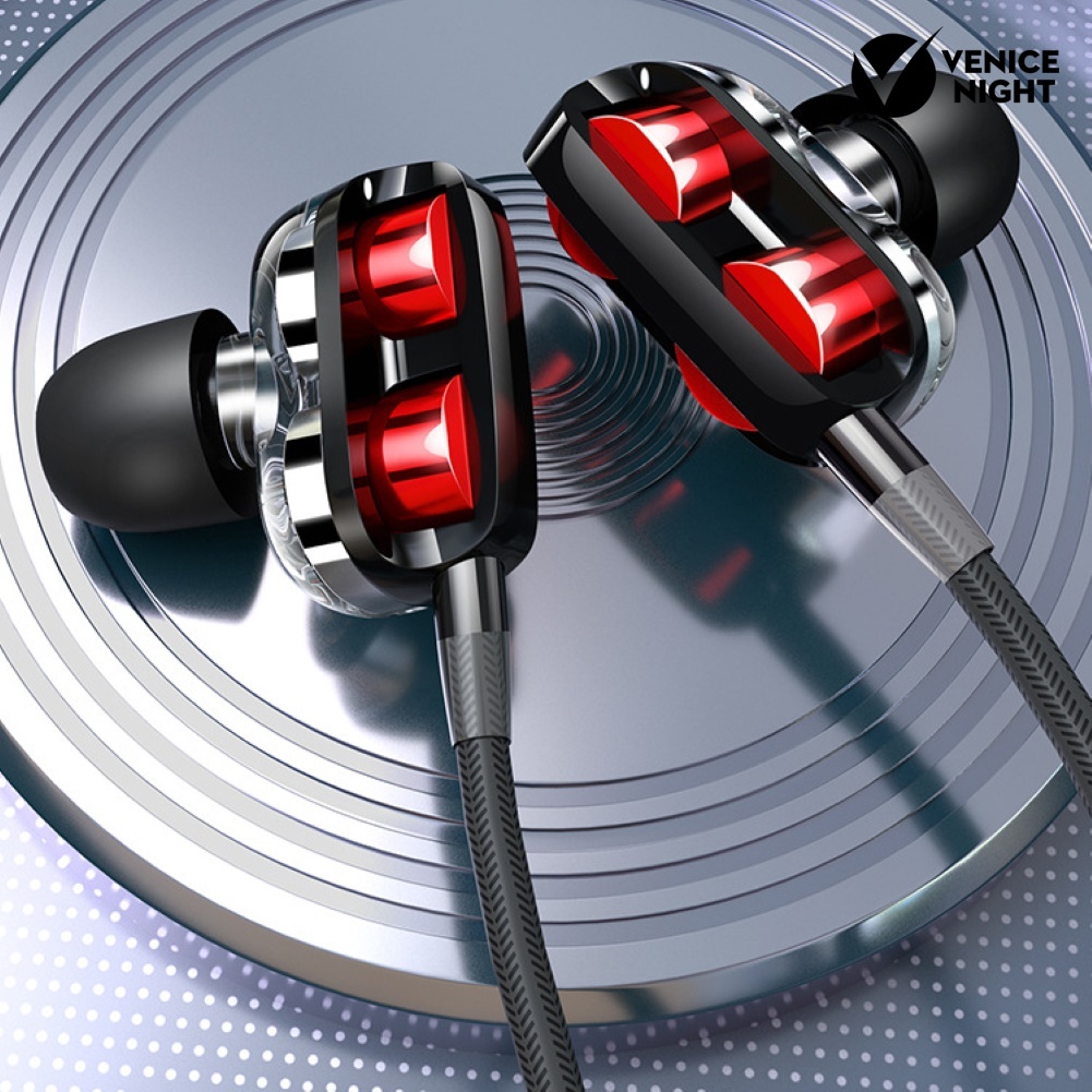 (VNEP) (Berkabel) Universal 3.5mm In-Ear HiFi Music Game Earphone dengan Mic Headset untuk Ponsel