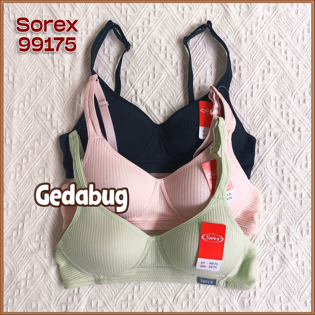 Bra BH Sorex 99175 / 99193 | Bra remaja dewasa Salur Tanpa Kawat Kait 3 - gedabug