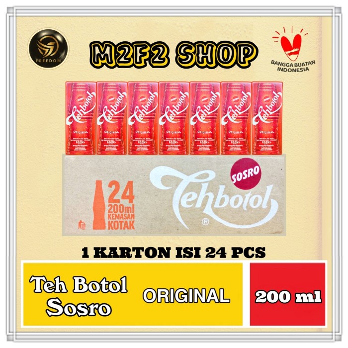 

BISA COD Teh Botol Kotak Sosro - 200 ml /KOPI RUBE/KOPI SLB/KOPI KAPAL API/KOPI RUBE ORIGINAL/KOPI