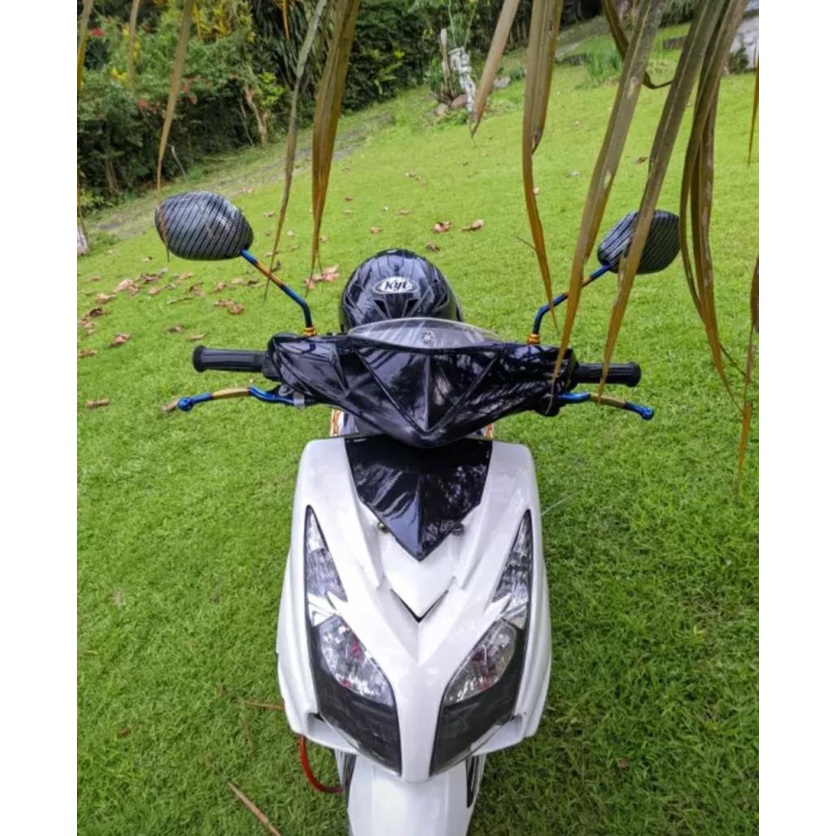 Spion Karbon MIO Twotone Tangkai Tanggung