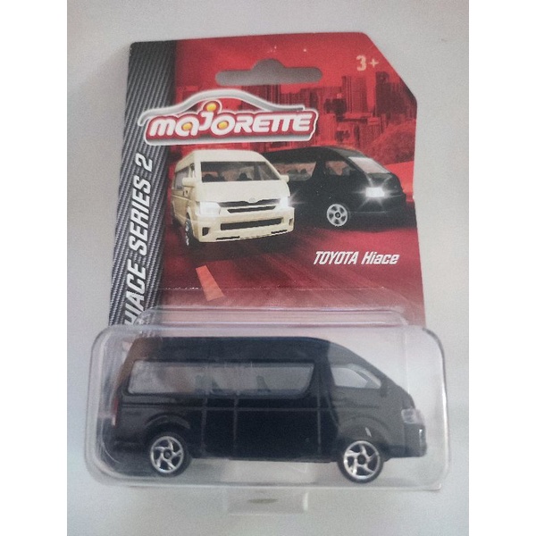 Majorette Toyota Hiace Hitam Black