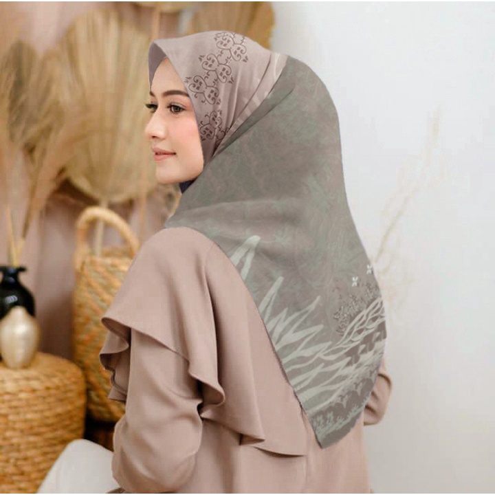 Diskon !! HIjab Voal Segiempat Motif Zalma Series | Jilbab Voal Motif | Kerudung Segi Empat Voal