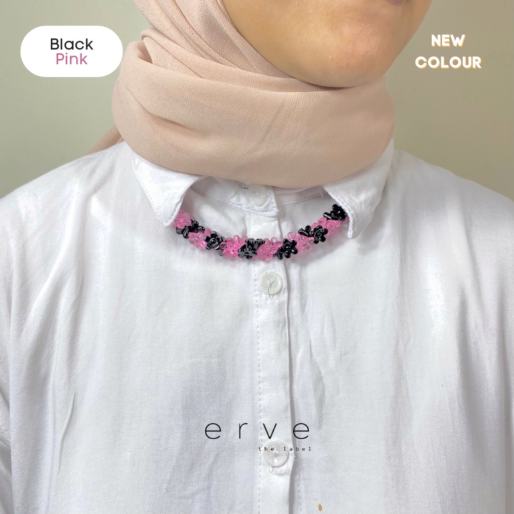 Ervethelabel - Vidia Necklace Beads | Kalung Manik | Kalung Choker | Kalung Hijab