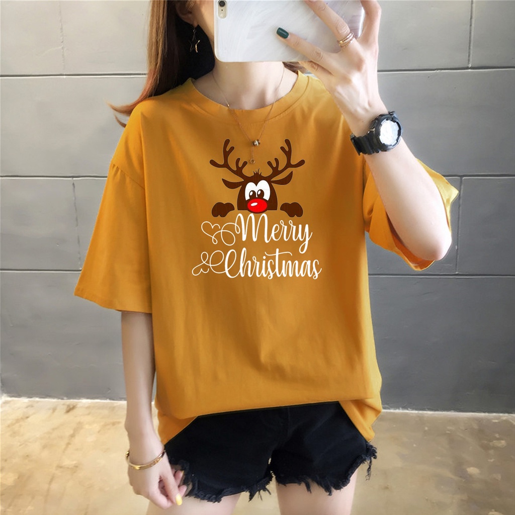 KAOS 0VERSIZE WANITA SPECIAL CRISTMAS EDITION 4