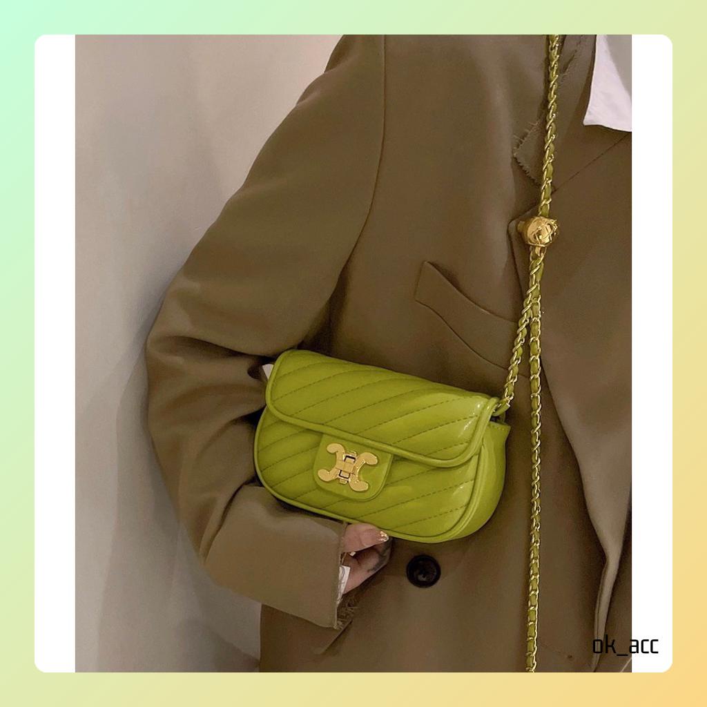 BARU Tas Selempang Kulit Wanita Luxury Mini Bag FT46 18 x 11 x 5.5 cm