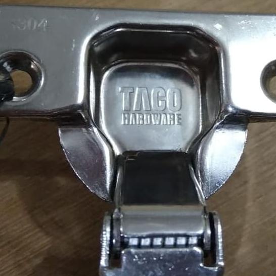 engsel sendok (Stenlis 304) engsel taco Slowmotion - Set Bengkok